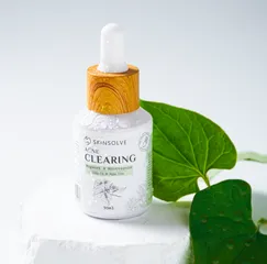 Serum Giảm Viêm Ngừa Mụn Skinsolve 30ml - Hỗ Trợ Làm Sạch Lỗ Chân Lông, Cân Bằng Dầu Thừa, Chăm Sóc Da Mụn Hiệu Quả