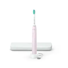 Bàn chải đánh răng điện Philips Sonicare 3100 HX3673 - Công nghệ sóng âm, bảo vệ nướu, phù hợp với răng nhạy cảm, màu hồng, trắng, đen