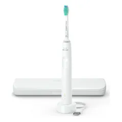 Bàn chải đánh răng điện Philips Sonicare 3100 HX3673 - Công nghệ sóng âm, bảo vệ nướu, phù hợp với răng nhạy cảm, màu hồng, trắng, đen