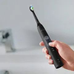 Bàn Chải Đánh Răng Điện Philips Sonicare 4500 HX6830/53 - Công Nghệ Sóng Âm, Sạch Sâu, Hộp Đựng Du Lịch, Màu Đen