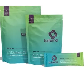 Bột Uống Năng Lượng Tailwind Matcha Cafeinated - Bổ Sung Năng Lượng và Chất Điện Giải, Hương Vị Matcha Thơm Ngon 100 Calo, 35mg Cafein