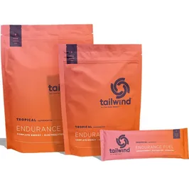 Bột Uống Năng Lượng Tailwind Tropical Buzz Cafeinated - 2 Phần, Bổ Sung Năng Lượng, Chất Điện Giải, Không Gluten, Thích Hợp Cho Người Ăn Chay