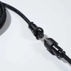 Cáp Nối Dài Bàn Phím GravaStar Coiled Aviator - Kết Nối USB-A đến Type-C Chống Ma Mòn, Dài 180cm, Thiết Kế Thời Trang Cho Game Thủ