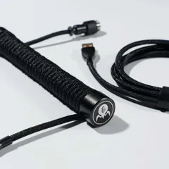 Cáp Nối Dài Bàn Phím GravaStar Coiled Aviator - Kết Nối USB-A đến Type-C Chống Ma Mòn, Dài 180cm, Thiết Kế Thời Trang Cho Game Thủ