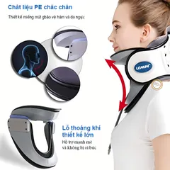 Đai Hơi Leamai C03 - Thiết Bị Hỗ Trợ Giảm Đau Cổ, Kéo Giãn Đau Mỏi, Thiết Kế Thoáng Khí, Quà Tặng Sức Khỏe