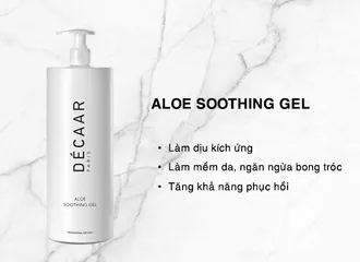 Gel Dưỡng Làm Dịu Da Décaar Aloe Soothing Gel 500ml - Chăm Sóc Da Nhạy Cảm, Giảm Đỏ Rát, Phục Hồi Da Tổn Thương