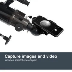 Kính Thiên Văn Khúc Xạ Celestron PowerSeeker 80EQ - Dễ Dàng Quan Sát Mặt Trăng, Hành Tinh, Cụm Sao, Độ Phóng Đại Cao