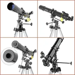 Kính Thiên Văn Khúc Xạ Celestron PowerSeeker 80EQ - Dễ Dàng Quan Sát Mặt Trăng, Hành Tinh, Cụm Sao, Độ Phóng Đại Cao