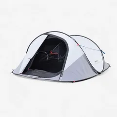 Lều cắm trại dựng nhanh 2 Seconds Decathlon Quechua 8801561 Fresh & Black cho 3 người, chống thấm, ngăn ánh sáng, dễ sử dụng, thoải mái tối đa