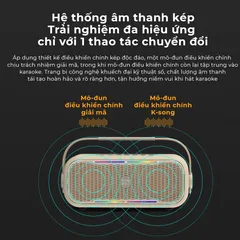 Loa Bluetooth Karaoke NowGo C1 - Công suất 100W, Kết nối Bluetooth 5.3, Thời gian phát nhạc 30 giờ, Âm thanh sống động, Bass mạnh