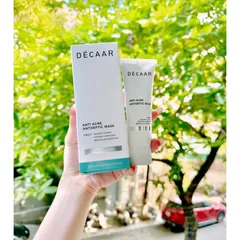 Mặt Nạ Kiểm Soát Nhờn Dành Cho Da Mụn Décaar Anti-Acne Antiseptic Mask - Hỗ Trợ Giảm Mụn, Làm Dịu Da Viêm 50ml/150ml