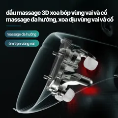Máy Massage Cổ Vai Gáy 3D Philips 3521 - Thiết Kế Không Dây, 6 Đầu Massage & Chườm Ấm Thông Minh Cho Cảm Giác Thư Giãn Sâu Nhất