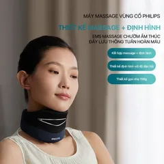 Máy Massage Cổ Philips 3311 - Thiết Bị Chườm Ấm Giúp Thư Giãn, Giảm Đau Nhức Siêu Nhẹ Chất Liệu Cao Cấp