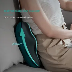 Máy Massage Lưng Philips PPM4311 Có Chườm Ấm - Thiết Kế Sạc Không Dây, Massage Đa Vùng, Trải Nghiệm Thoải Mái, Giảm Căng Thẳng