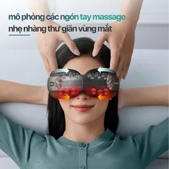 Máy Massage Mắt Philips PPM2522 - 16 Đầu Rung Công Nghệ Vibwave, Chườm Nóng 3 Cấp Độ, Giảm Quầng Thâm và Bọng Mắt, Thư Giãn Hiệu Quả