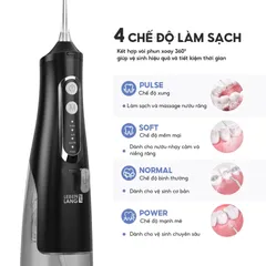 Máy Tăm Nước Cầm Tay Lebenlang LBT1488 - 4 Đầu Vòi, 1500 Lần/Phút, IPX7, Hỗ Trợ Chăm Sóc Răng Miệng Hiệu Quả Tại Nhà