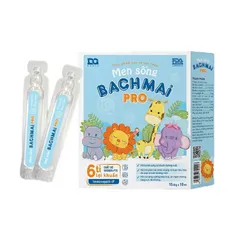 Men sống Bạch Mai Pro - Hỗ trợ bổ sung lợi khuẩn đường ruột, cải thiện tiêu hóa - Hộp 15 ống x 10ml