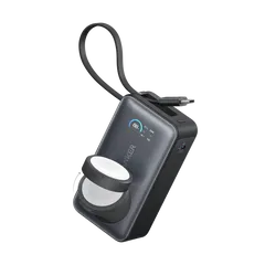 Pin dự phòng Anker Maggo A1657 10.000mAh với sạc không dây cho Apple Watch - Cáp USB-C tích hợp, sạc nhanh hiệu quả, du lịch thuận tiện