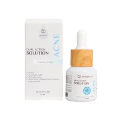 Gel Trị Mụn Skinsolve Dual Action Solution Acne 10ml - Giải Quyết Mụn Hiệu Quả, Tiêu Viêm Và Làm Mờ Vết Thâm