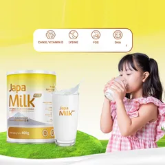 Sữa JaPa Milk 400g - Dinh Dưỡng Tăng Cân Cho Trẻ Từ 6 Tháng Tuổi, Hỗ Trợ Phát Triển Sức Khỏe Và Hệ Miễn Dịch