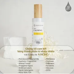 Toner Skinsolve Skin Calming Hydra 120ml - Toner Cân Bằng Độ Ẩm, Làm Dịu Da Nhạy Cảm với Tinh Dầu Hoa Cúc La Mã và Hyaluronic Acid