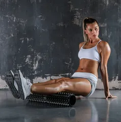 Trục Lăn Massage PTP Fitness Therapy Firm Large - Thiết Bị Mát-Xa Lưng, Bắp Chân, Gân Kheo Phục Hồi Cơ Bắp, Giảm Căng Thẳng