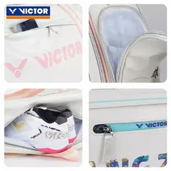 Túi Đựng Vợt Cầu Lông Victor 5641 - Đồ Thể Thao 3 Ngăn, Thế Giới BWF 2024, Chất Liệu Bền, Quai Xách Tiện Dụng
