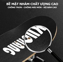 Ván trượt Skateboard Chiyuan Begin cho người mới - Thiết kế linh hoạt, chất liệu gỗ phong, đèn LED, phù hợp cho các tín đồ đường phố