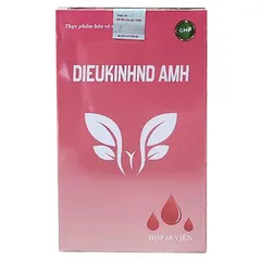 Viên Uống Hỗ Trợ Bổ Huyết - Điều Kinh DIEUKINHND AMH - Giảm Đau Bụng Kỳ Kinh Nguyệt, Thảo Dược Tự Nhiên, Hộp 60 Viên