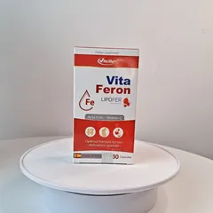 Viên uống bổ sung sắt Vita Feron Lipofer - Hỗ trợ tăng cường máu, không tanh, dễ hấp thu cho người lớn và trẻ em từ 3 tuổi.