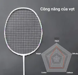 Vợt cầu lông 8U G5 ALP BBQ2.0 Full Carbon Siêu Nhẹ, Độ Căng Tối Đa 13.5kg - Lựa Chọn Hoàn Hảo Cho Người Mới và Chuyên Nghiệp