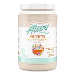 Alani Nu Hydrolyzed Whey Protein - Hỗ Trợ Tăng Cơ 23g Protein, Hương Vị Munchies, Fruity Cereal, Frosted Flurry, Confetti Cake