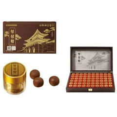 An Cung Ngưu Xạ Hương Thanh Tâm Hoàn Cheong Sim Hwan - Thực Phẩm Bổ Sung Cải Thiện Sức Khỏe, Tăng Cường Trí Nhớ 60 Viên