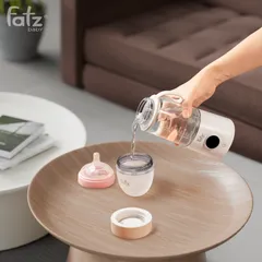 Bình Hâm Nước Pha Sữa Fatzbaby Mini Smart 10 FB3803FD - Thiết Kế Nhỏ Gọn, Giữ Nhiệt Độ 37-72°C, Pin Sạc Tiện Lợi, Dung Tích 350ml