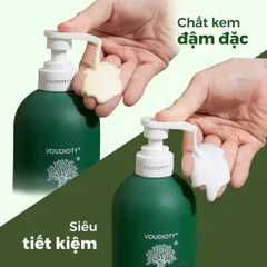 Bộ Gội Xả Bưởi Voudioty Grapefruit 500ml - Hỗ Trợ Kích Thích Mọc Tóc, Nuôi Dưỡng Tóc Khỏe Mạnh Từ Thiên Nhiên