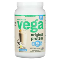 Bột Protein Thực Vật Vega Original - Hữu Cơ, Không Đường, Giàu Đạm, Hỗ Trợ Sức Khỏe, Hộp 920g Vị Chocolate & Vani