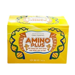 Cốm Dinh Dưỡng Amino Plus Tăng Cường Đề Kháng - Giúp Khỏe Mạnh Cho Trẻ Em và Người Lớn, Hộp 30 Gói