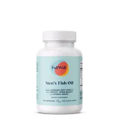 Dầu cá Men's Fish Oil 2000mg Fullwell - Thực phẩm chức năng hỗ trợ sức khỏe nam giới, 60 viên bổ sung Omega-3 cao cấp