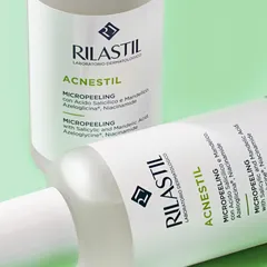 Dung dịch tẩy da chết Rilastil Acnestil Micropeeling cho da dầu và da mụn - Làm sáng da, giảm mụn và làm mờ thâm hiệu quả