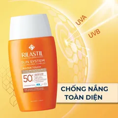 Kem Chống Nắng Dưỡng Ẩm Rilastil Sun System Water Touch Fluid SPF 50+ - Bảo Vệ Da Hiệu Quả, Thẩm Thấu Nhanh, Phù Hợp Với Da Nhạy Cảm