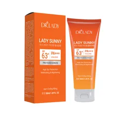 Kem Chống Nắng Dr.Lady Sunny SPF 63+/ PA+++ - Bảo Vệ Da Toàn Diện, Dưỡng Ẩm, Thấm Nhanh, Giúp Da Khỏe Mạnh, Không Tạo Vệt Trắng