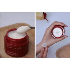 Kem Dưỡng Ẩm Ampleur Luxury White Emulsion Gel-EX 3in1 Cao Cấp - Cung Cấp Độ Ẩm, Làm Sáng Da, Phục Hồi, Da Mịn Màng, Rạng Rỡ