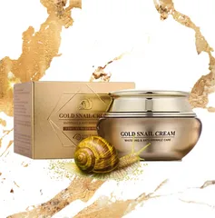 Kem Dưỡng Ốc Sên Vàng 24K Gold Snail Cream Trẻ Hóa Da - Chống Oxy Hóa, Cung Cấp Độ Ẩm, Phục Hồi Da Tổn Thương