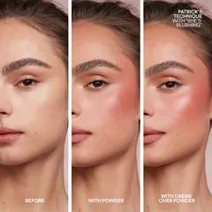 Má hồng Patrick Ta Take Cream & Powder Blush Duo - Sắc mocha tự nhiên, lâu trôi, hoàn hảo cho lớp trang điểm tươi tắn