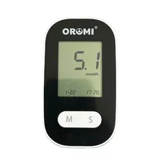 Máy đo đường huyết Oromi CMS10A - Thiết bị kiểm tra đường huyết chính xác, kèm 50 que thử và 50 kim, theo dõi sức khỏe dễ dàng