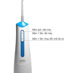 Máy Tăm Nước Laica PC4008 - 3 Chế Độ Vòi Phun Xoay 360, Dễ Sử Dụng, Lý Tưởng Cho Vệ Sinh Răng Miệng Hàng Ngày