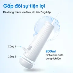 Máy Tăm Nước Usmile CY0 - 4 Chế Độ Làm Sạch, Công Nghệ Sóng Siêu Âm, Bảo Vệ Nướu, Tiện Dụng Mang Theo, Pin 90 Ngày