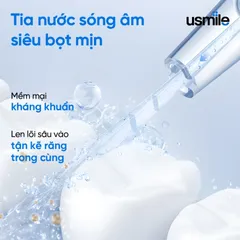Máy Tăm Nước Usmile CY0 - 4 Chế Độ Làm Sạch, Công Nghệ Sóng Siêu Âm, Bảo Vệ Nướu, Tiện Dụng Mang Theo, Pin 90 Ngày