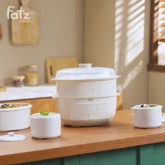Nồi Nấu Chậm Đa Năng 7 Trong 1 Fatz Baby Stew 6 - Hấp, Hầm, Nấu Cháo Cho Bé, Tiện Lợi Cho Gia Đình