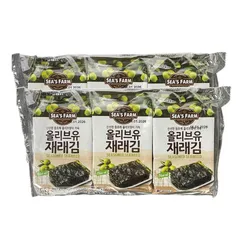 Set 2 Lốc Rong Biển Ăn Liền Vị Ô Liu Sea's Farm - Rong Biển Tẩm Gia Vị Thơm Ngon, Tiện Lợi Ăn Ngay, Thích Hợp Cho Mọi Khẩu Vị